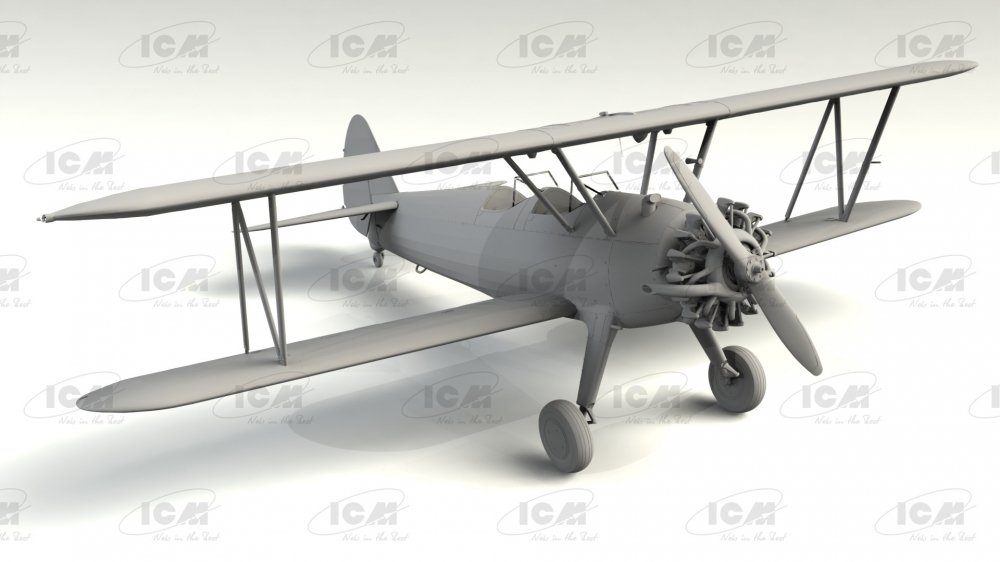 1:32 Сборная модель Stearman PT-13/N2S-5 Kaydet, Американский учебный самолет - 32052
