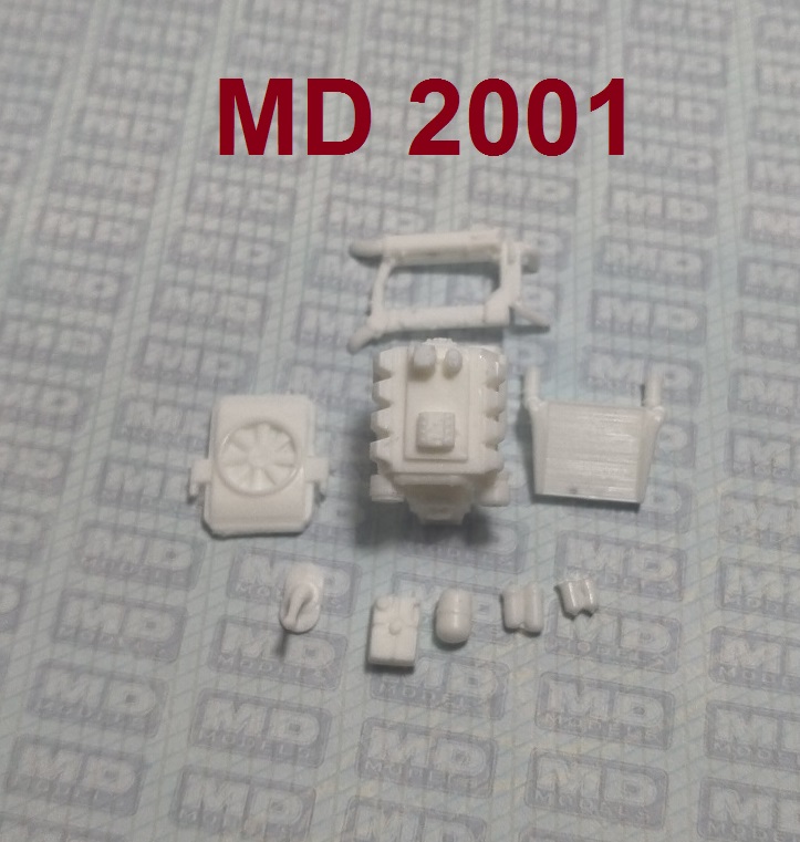 1:43 Двигатель Камский 740+охлаждающая система - MD2001