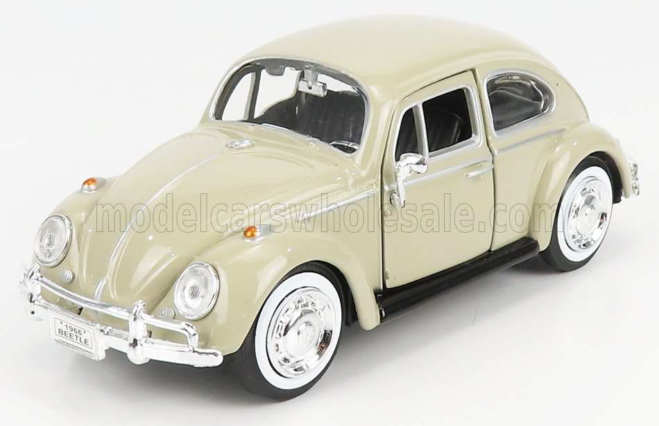 1:24 VOLKSWAGEN Beetle Maggiolino (1966), Beige - 73223BE