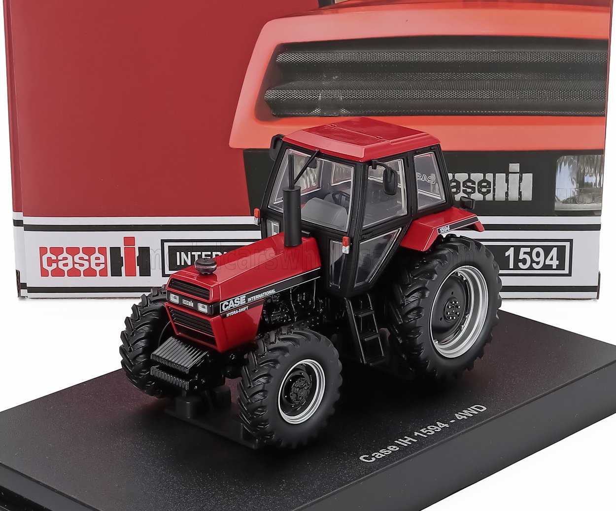 1:32 CASE-IH 1594 4wd Tractor (1986), Red Black - UH6758