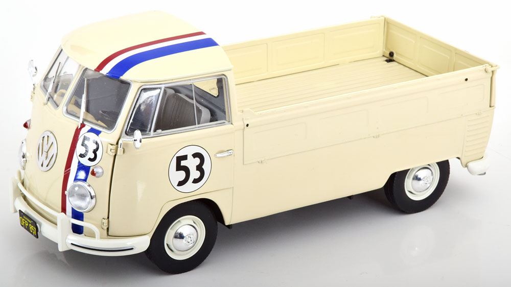 1:18 VOLKSWAGEN T1 Pritsche Racer №53 (1950), creme - S1806708