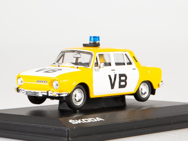 1:72 SKODA 120L VB, yellow / white - 701XA