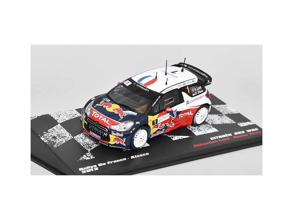 1:43 CITROEN DS3 WRC Rallye de France 2012, RALLYE Zavodni Automobily 10 - DEAZAV10