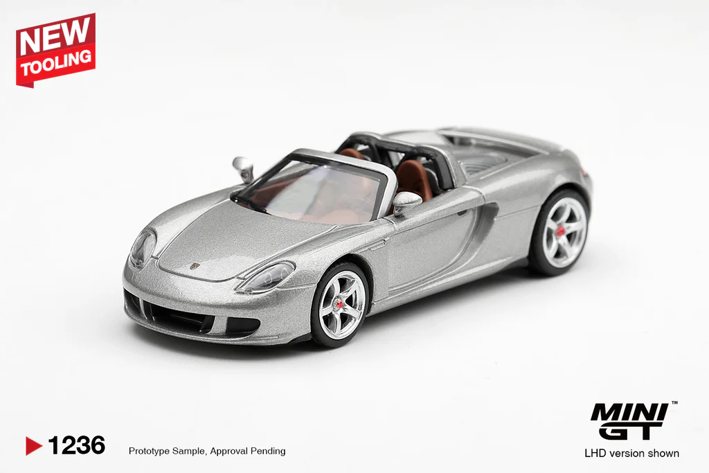 1:64 PORSCHE Carrera GT LHD (2006), silver metallic - MGT01236-L