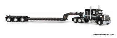 1:64 Ford LTL 9000 Sleeper Tractor w/Fontaine Magnitude Tri-axle Lowboy Trailer - 783724621026