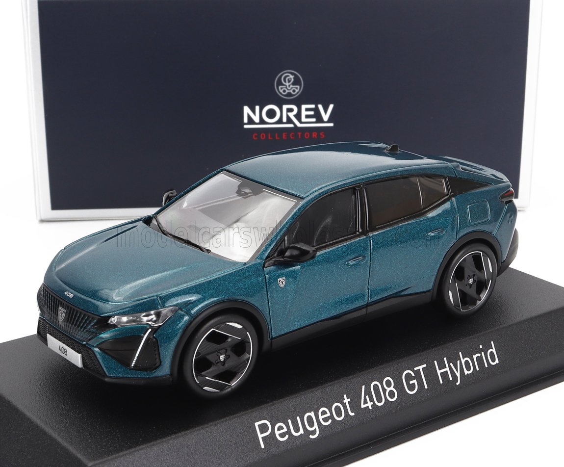 1:43 PEUGEOT 408 Gt Hybrid (2023), Obsession Blue - 474810
