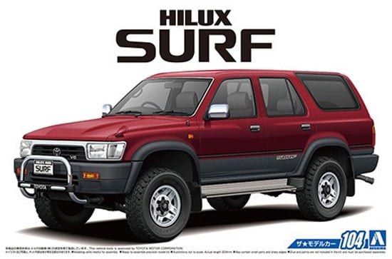1:24 Сборная модель Toyota HiLux Surf SSR-X Wide Body '91 - 05698
