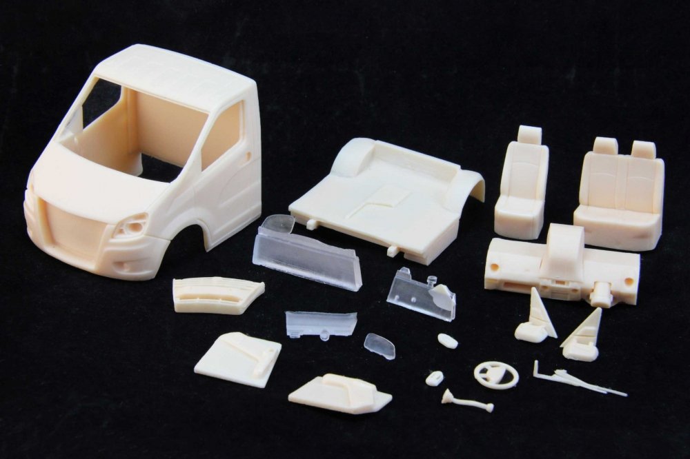 1:43 Транскит Кабина для Горький Некст (малотоннажный A21Rxx) 4х2 - KT004