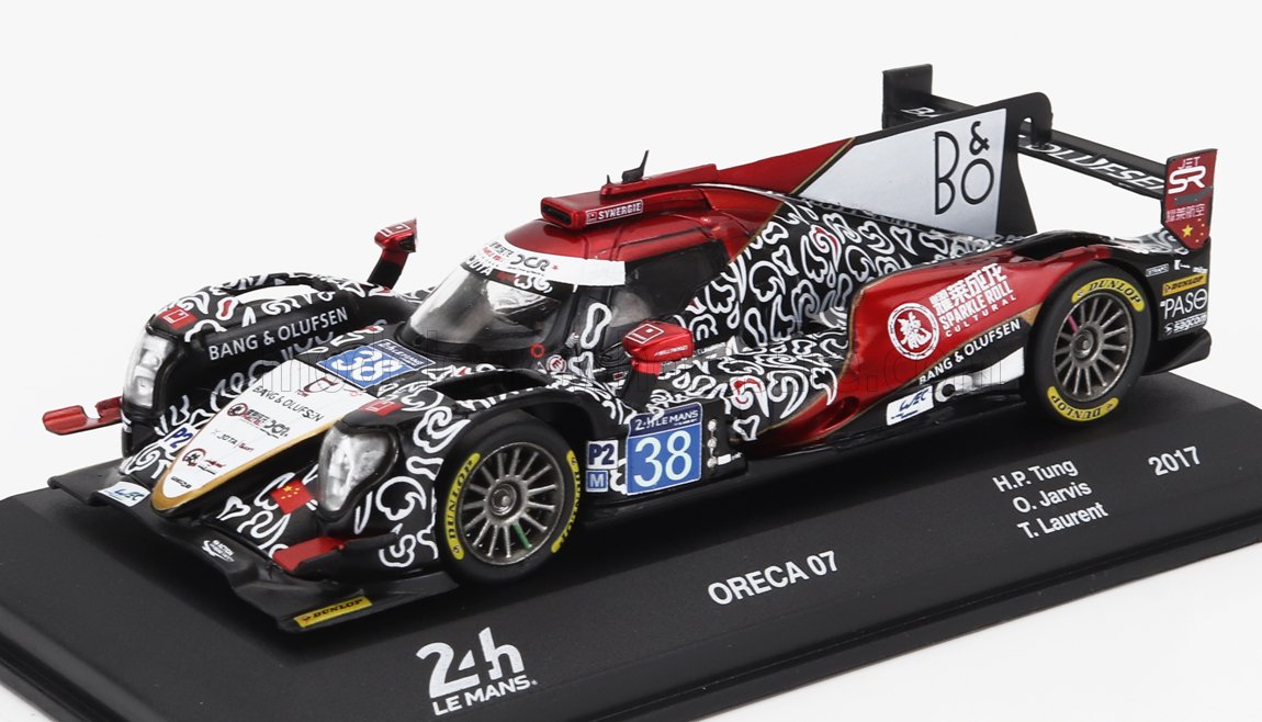 1:43 ORECA 07 Gk428 4.2l V8 Team Jackie Chan Dc Racing №38 Winner Lmp2 Class 24h Le Mans (2017) Ho Pin Tung - Thomas Laurent - Oliver Jarvis, Various - MW1ALA0040
