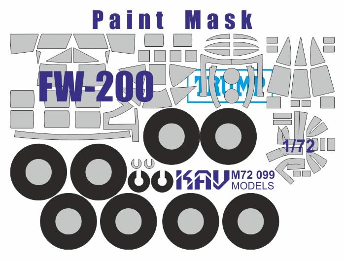1:72 Маска окрасочная на FW-200 (Trump) - M72 099