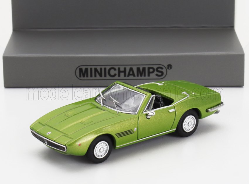 1:87 MASERATI Ghibli Spider Cabriolet Open (1969), Green Met - 870123034