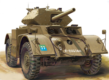 1:48 Сборная модель Staghound MK.III Armoured Car - ZB48001
