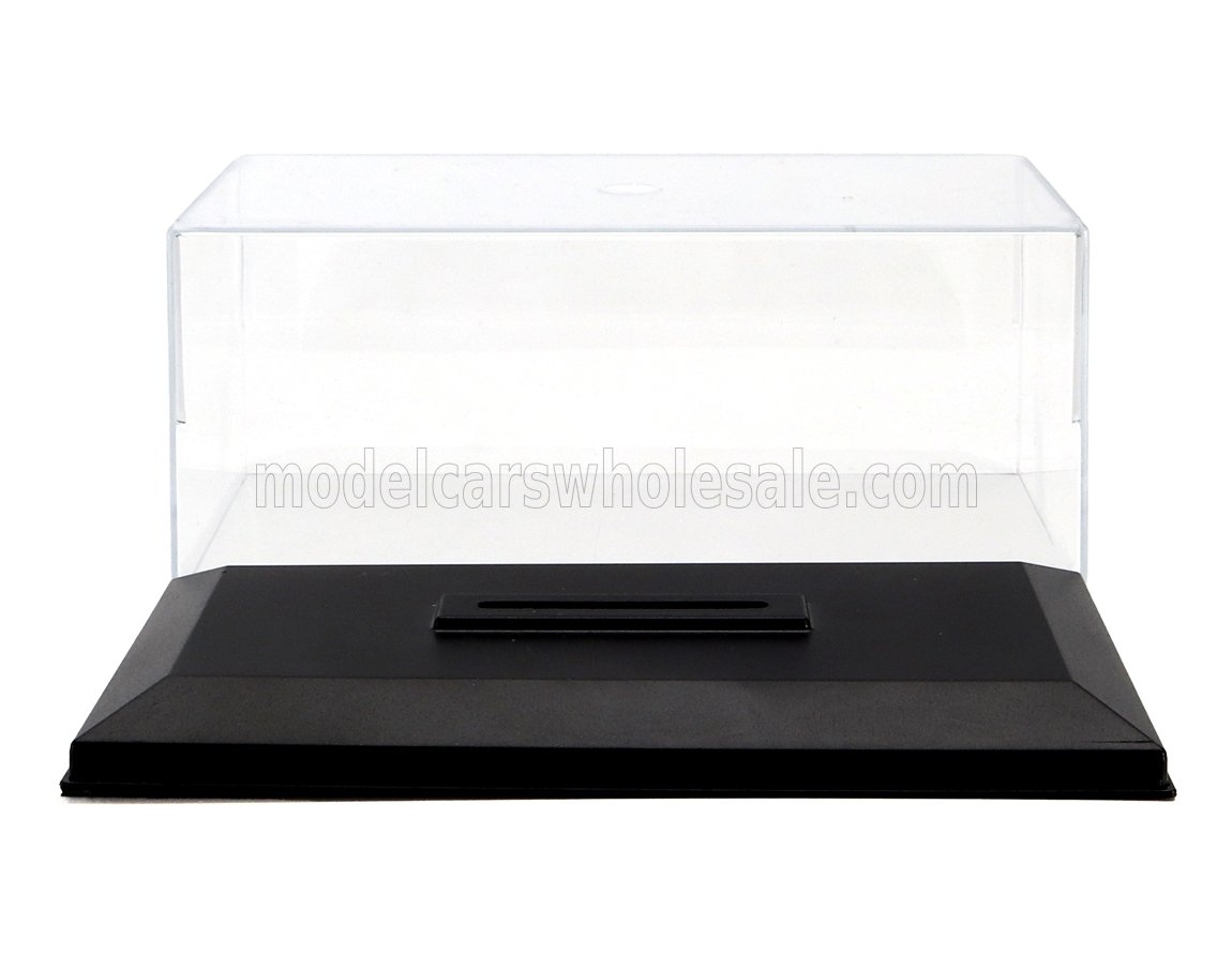1:43 VETRINA DISPLAY BOX Box For 1/43 Base In Plastica Nera - Plastic Base Black - Lungh.length Cm 15.0 X Largh.width Cm 7.7 X Alt.height Cm 6.4 (altezza Interna Interior Height Cm 5.0), Plastic Display - ABTEC000+003