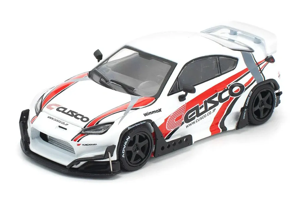 1:64 TOYOTA Pandem GR86 *Cusco*, white/red - PR640337