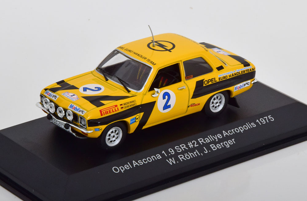1:43 OPEL Ascona 1.9 SR No 2  Rally Acropolis, Röhrl/Berger (1975) - WRC023