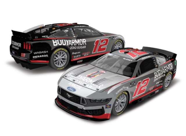1:64 Ford Mustang #12 Ryan Blaney *Bodyarmor Zero Sugar*, grey/red 2025 - C122565BAZRB