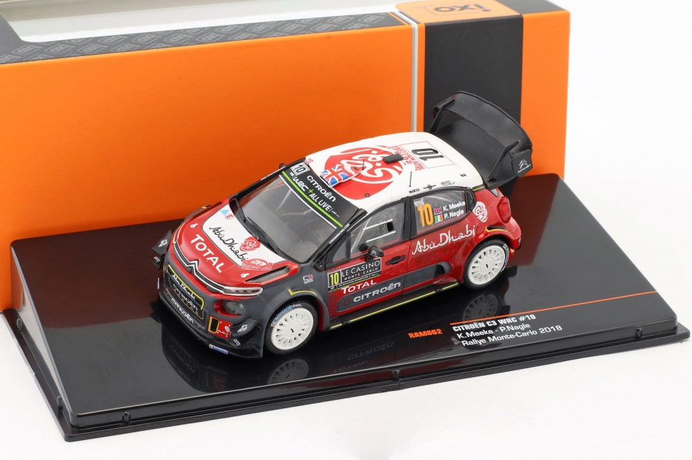 1:43 CITROEN C3 WRC #10 K.Meeke/P.Nagle Rally Monte Carlo 2018 - RAM662