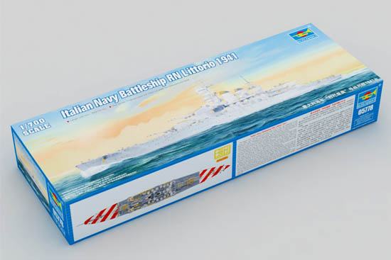 1:700 Сборная модель Итальянский линкор RN Littorio (1941г.) - 05778