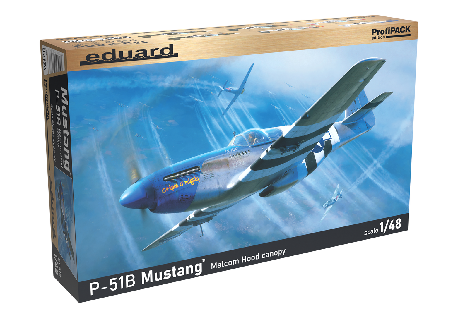 1:48 Сборная модель P-51B Mustang Malcolm Hood Canopy ProfiPACK Edition - 82176