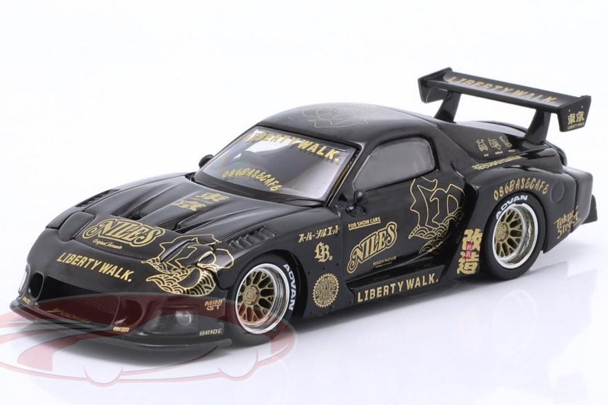 1:64 MAZDA RX-7 (FD3S) LB-Super Silhouette FD-Niles (2025), black/gold - MGT01101-R