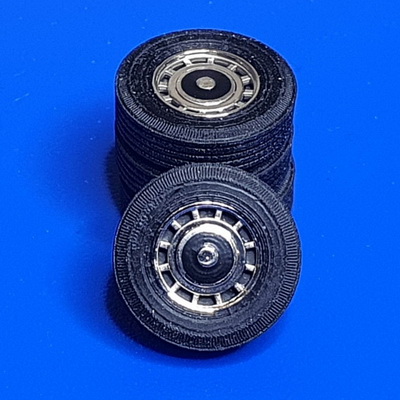 1:43 Комплект колес (4 шт.) (3102) в сборе - ICVA005