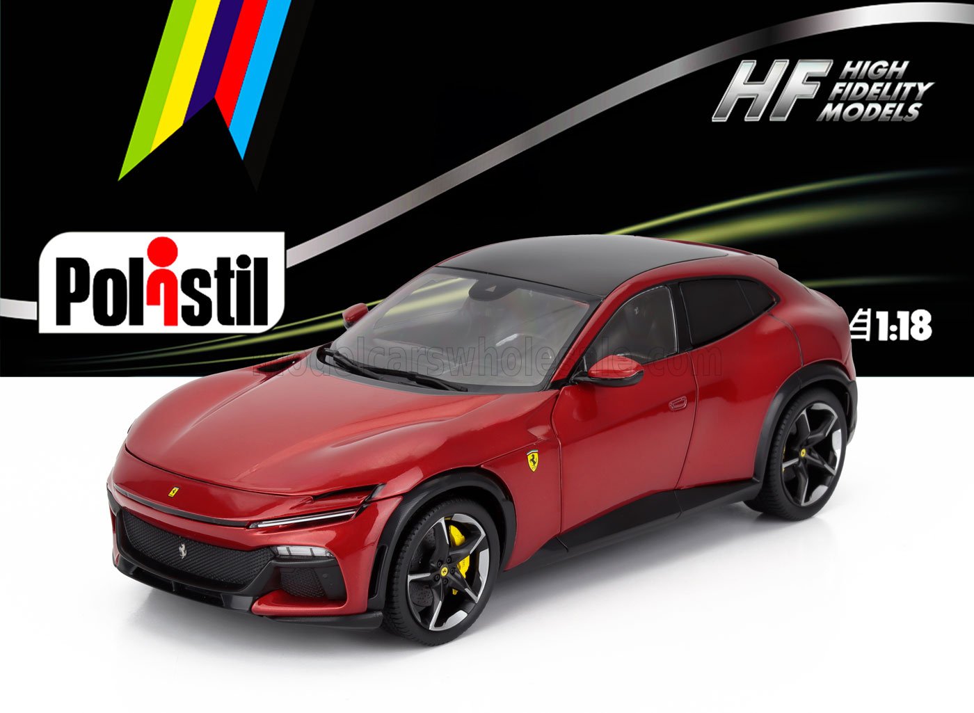 1:18 FERRARI Purosangue (2022), Rosso Magma - Red Met - 18FE02021-WB