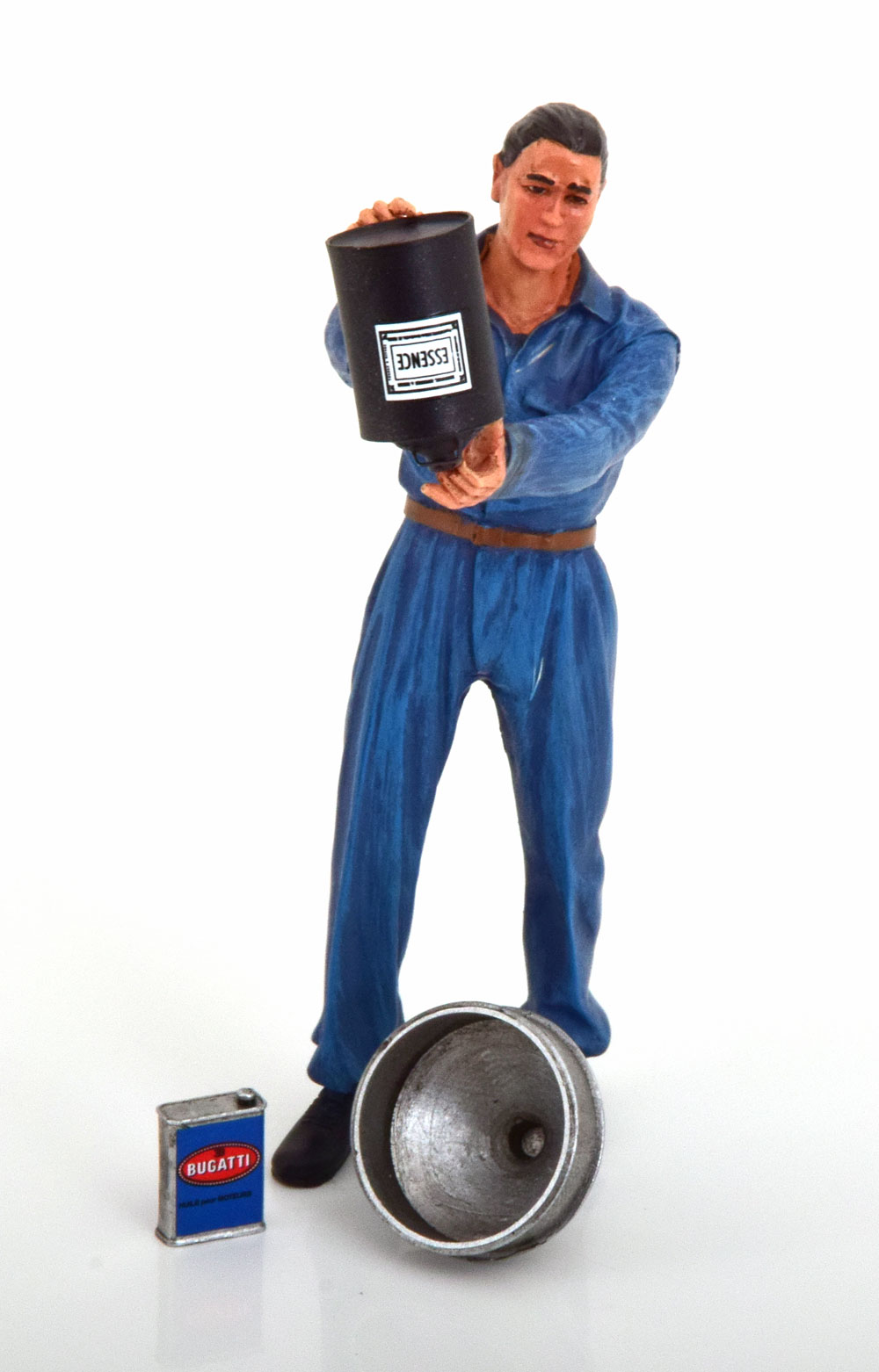 1:18 FIGUR Lucien mechanic (1930), blue - FLM118045-D1