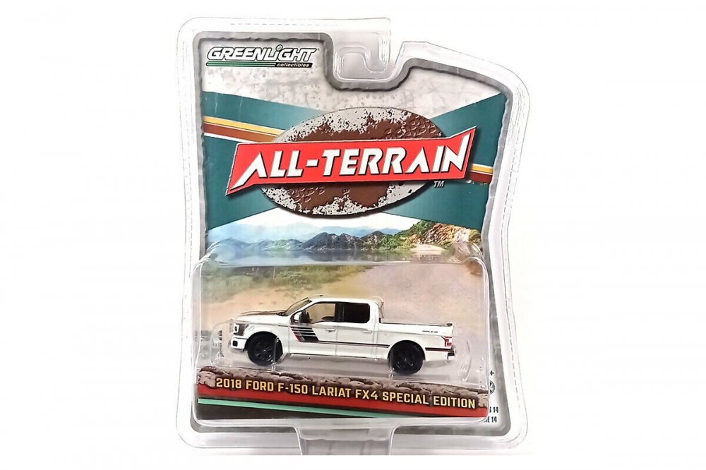 1:64 FORD F-150 Lariat FX4 Special Edition Package (2018), Oxford White - 35250D