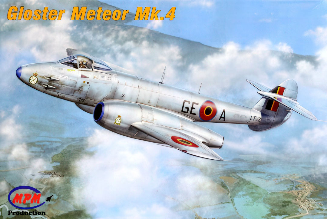 1:72 Сборная модель Gloster Meteor Mk.4 - 72558-X1