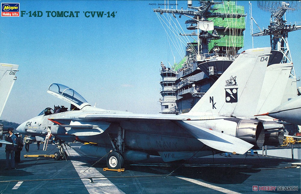 1:48 Сборная модель Палубный истребитель ВМС США F-14D Tomcat “CVW-14” - 07212