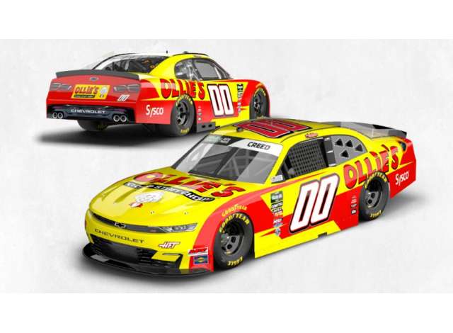 1:24 FORD Mustang #00 Sheldon Creed *Ollie`s*, yellow/red 2026 - N002623OLGSL