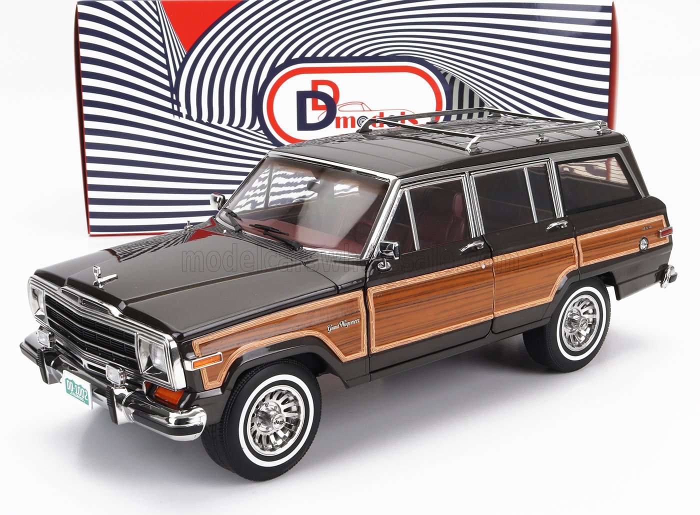 1:18 JEEP Grand Wagoneer (1989), Grey Wood - DC00102