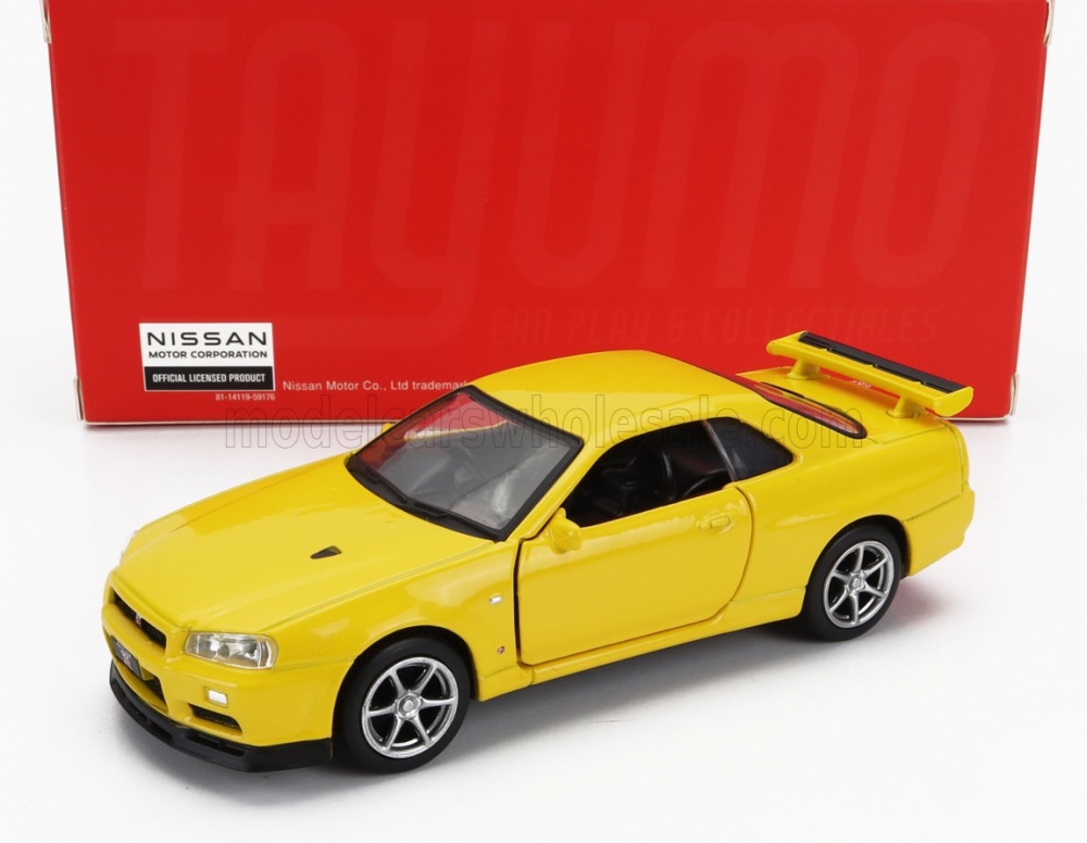 1:36 NISSAN Gt-r (r34) Coupe V-spec Ii (1999), Yellow - 36115217