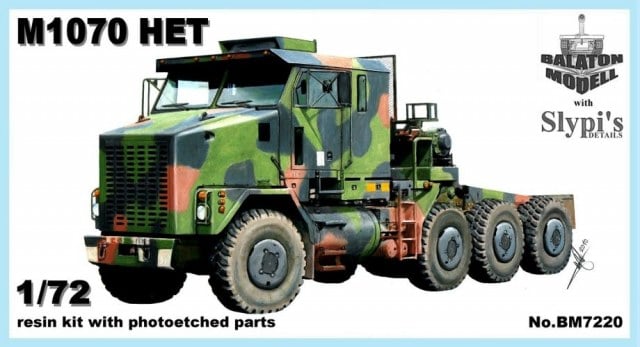 1:72 Сборная модель Американский тяжелый тягач M1070 HET - BM7220