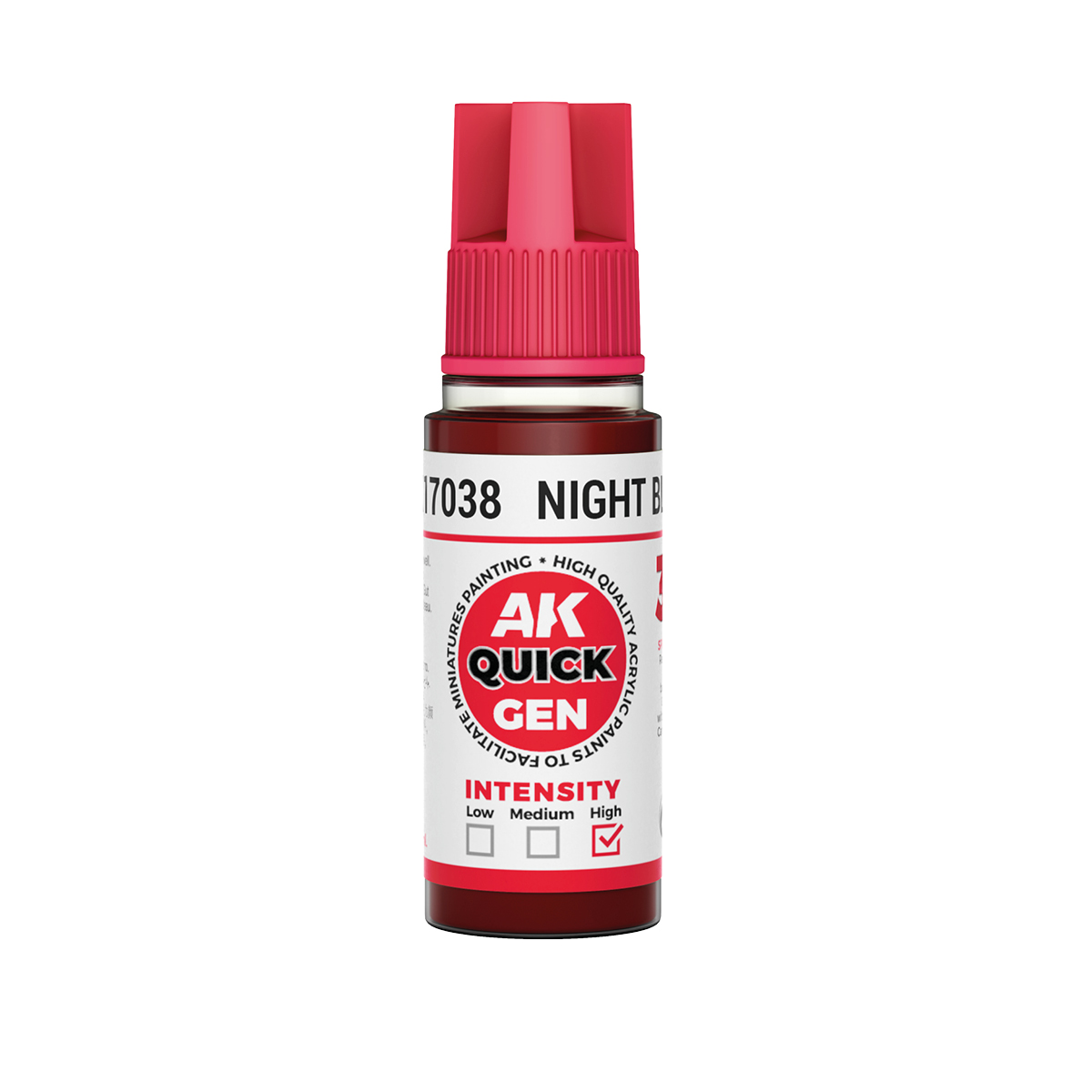 Краска акриловая QUICK GEN - Ночная кровь / NIGHT BLOOD, 18мл - AK17038