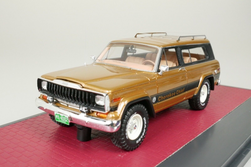 1:43 JEEP Cherokee Chief (SJ) (1980-1983), brown metallic - MX21004-012