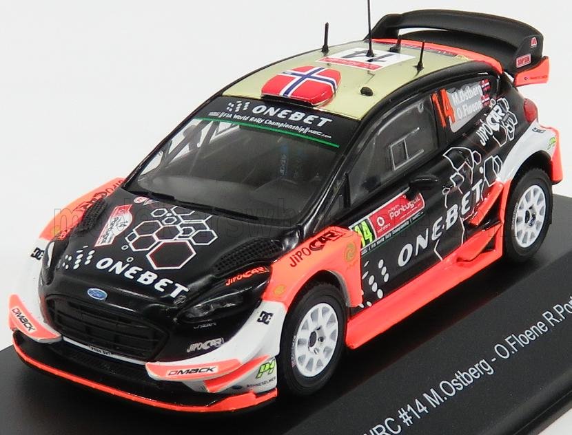 1:43 FORD Fiesta Wrc №14 Rally Portugal (2017) M.Ostberg - O.Floene, Black Orange Gold - TRMNP506
