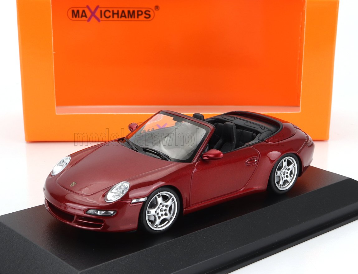 1:43 PORSCHE 911 997 Carrera S Cabriolet (2005), Red Met - 940063031