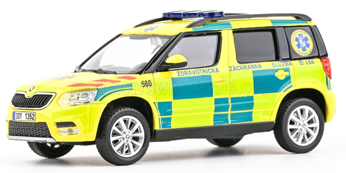 1:43 SKODA YETI FL EMS Of central Bohemia region 560 (2013) - 031XO07