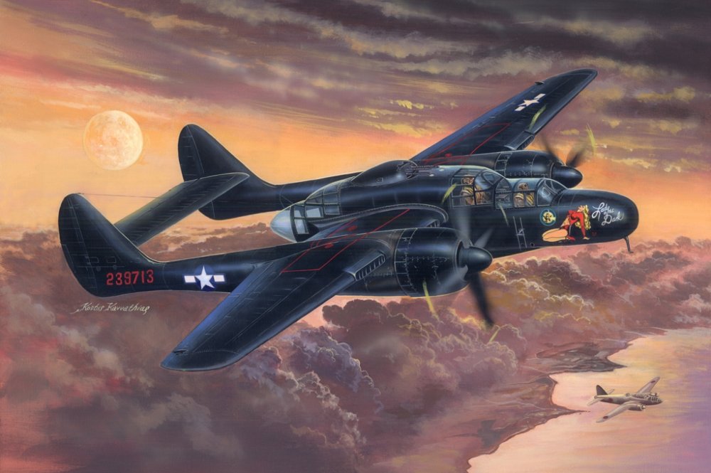 1:32 Сборная модель Самолет P-61B Black Widow - 83209