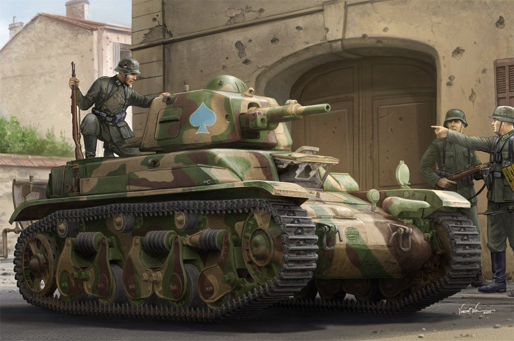 1:35 Сборная модель German R39-Pz.Kpfw 35R(f) - 83893