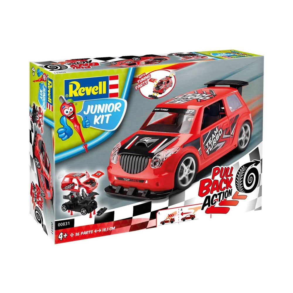 Сборная модель Rallye Car, красный - 00831