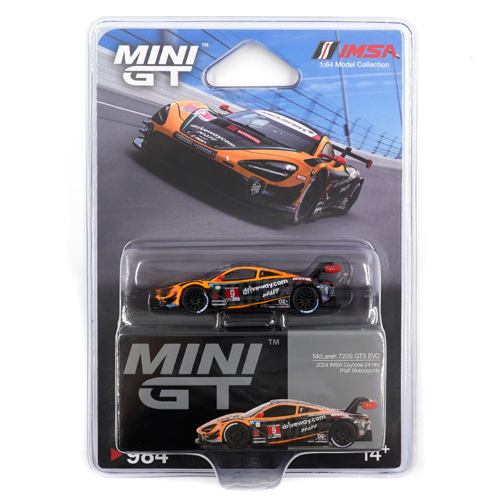 1:64 McLAREN 720S GT2 EVO №9 Pfaff Motorsports IMSA Daytona 24h (2024) - MGT00984-BL