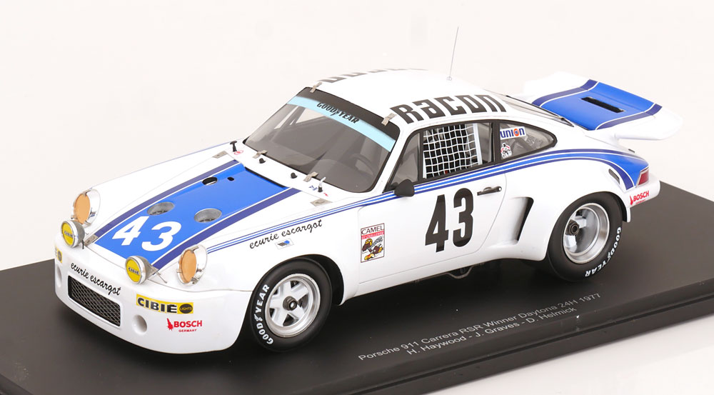 1:18 PORSCHE 911 Carrera RSR Winner 24h Daytona, Haywood/Graves/Helmick (1977) - 18DA77
