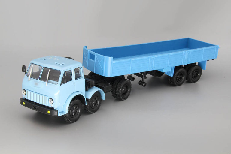 1:43 МАЗ-520 (6x2) + МАЗ-5205, голубой / синий - H859