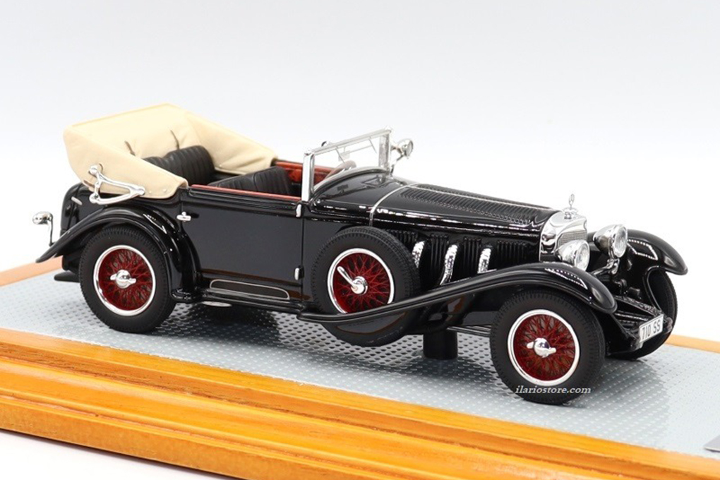 1:43 Mercedes-Benz 710SS  1929 Cabriolet C Sindelfingen Original Opened Car, Black - IL43153