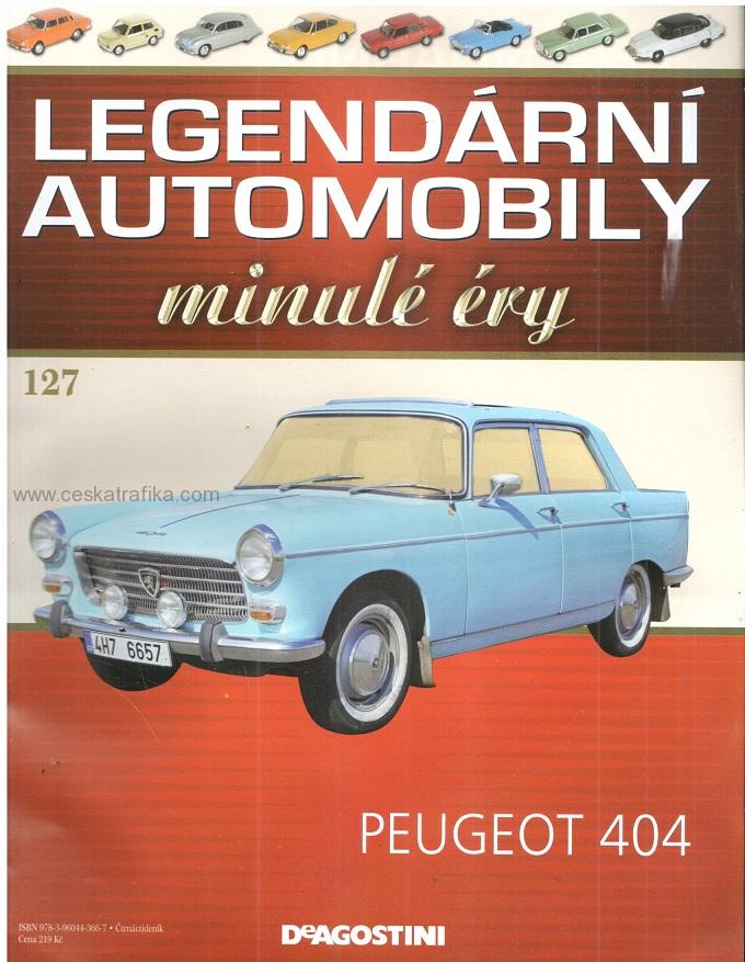 1:43 PEUGEOT 404, Legendarni automobily minule ery 127 - LAME127