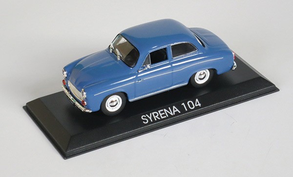 1:43 SYRENA 104, Auta PRL-u - złota kolekcja 1, синий - ZL001