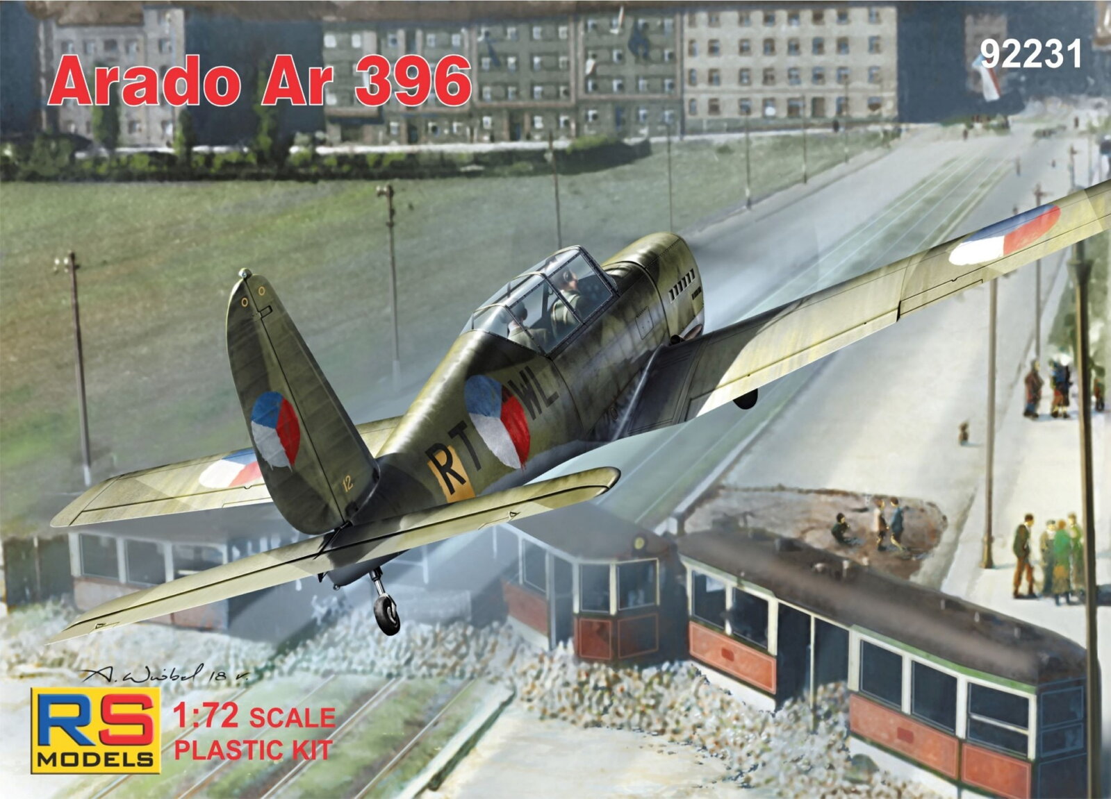 1:72 Сборная модель Arado Ar 396 - 92231