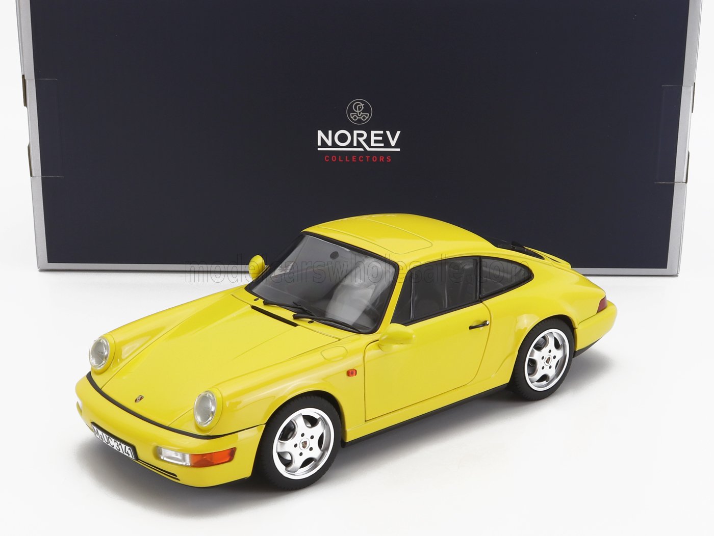 1:18 PORSCHE 911 964 Carrera 2 Coupe (1992), Yellow - 187328